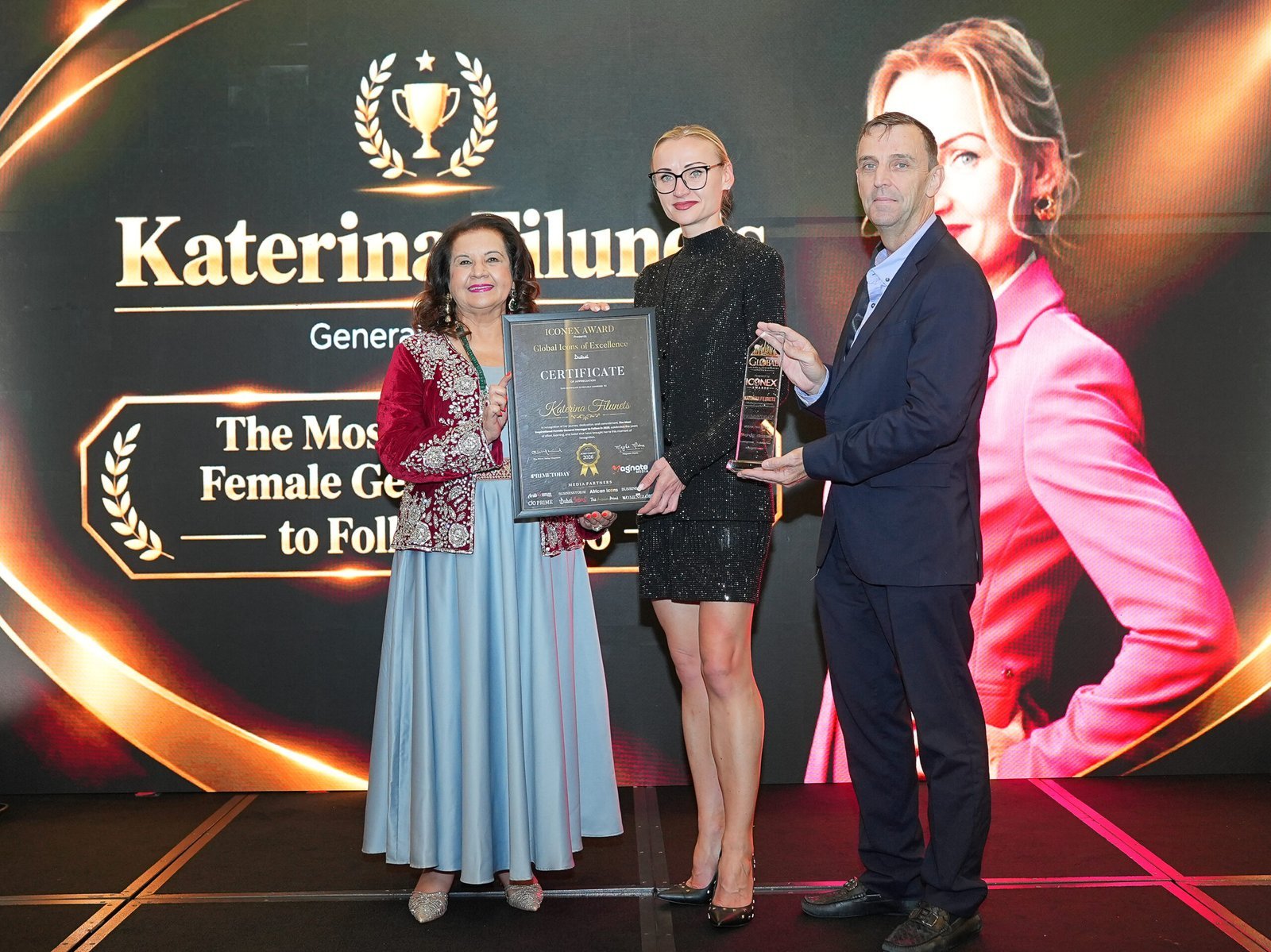Corporate award celebration
