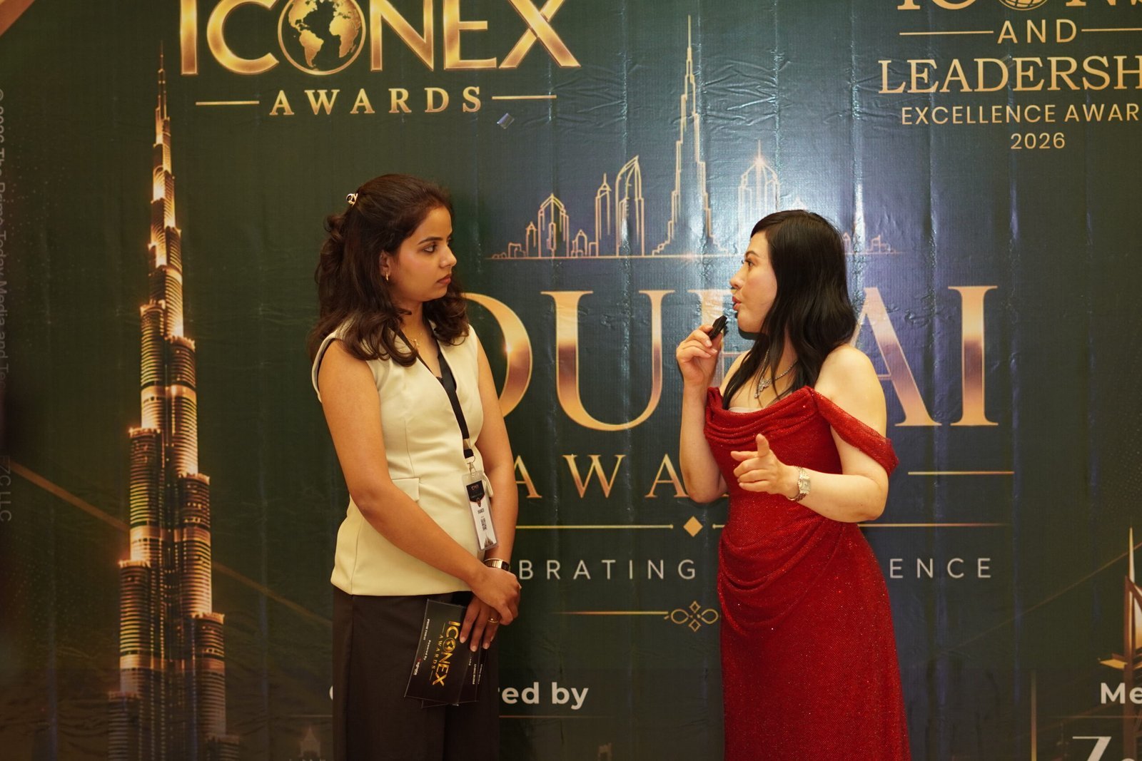 Professional leaders at an event